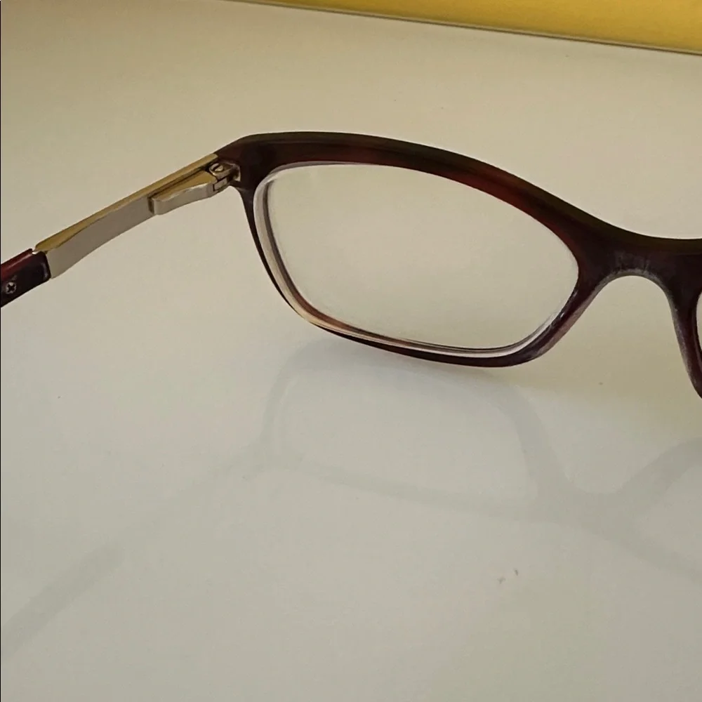 Versace Butterfly Women's Deep Burgundy Glasses Prescription Eyewear Frames